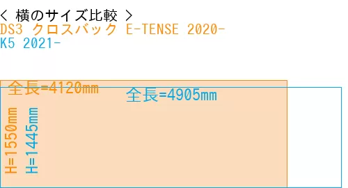 #DS3 クロスバック E-TENSE 2020- + K5 2021-